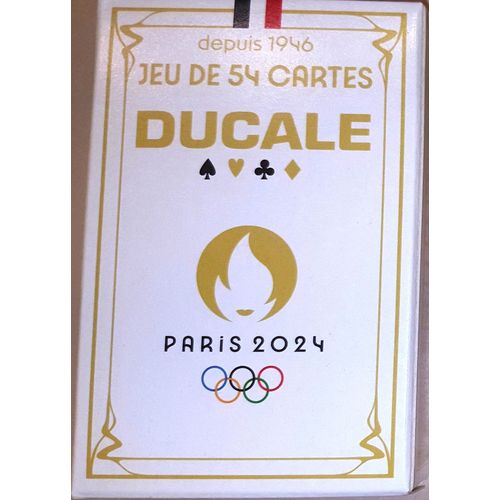 Jeu De 54 Cartes À Jouer Ducale Logo Paris 2024