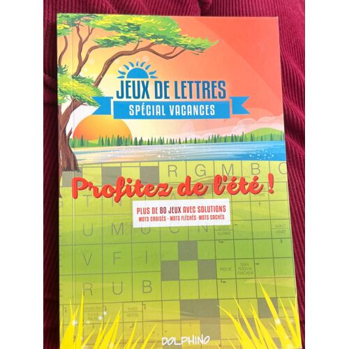 Jeux De Lettres Spécial Vacances Dolphino Mots Croisés -Fléchés -Cachés 