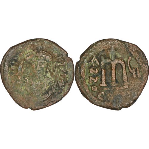 Byzance - Follis - Maurice Tibere Ii - Constantinople - M Onciale - Bc.430 - 24-371