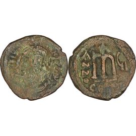 Byzance - Follis - Maurice Tibere Ii - Constantinople - M Onciale - Bc.430 - 24-371