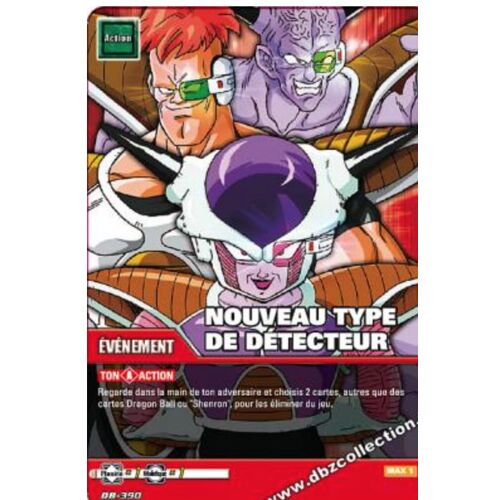 Carte Dragon Ball 390 Db-390 Super Jcc Nouveau Type De Détecteur Holo