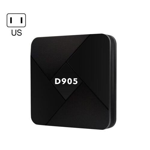 Boîtier Smart TV D905 Android 10.0, 4 go 32 go, Wifi 2.4G 4K, pour Amlogic S905, Youtube, lecteur multimédia décodeur