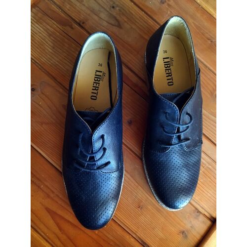Chaussures Derbies Miss Liberto T.36 Bleu Marine Neuves