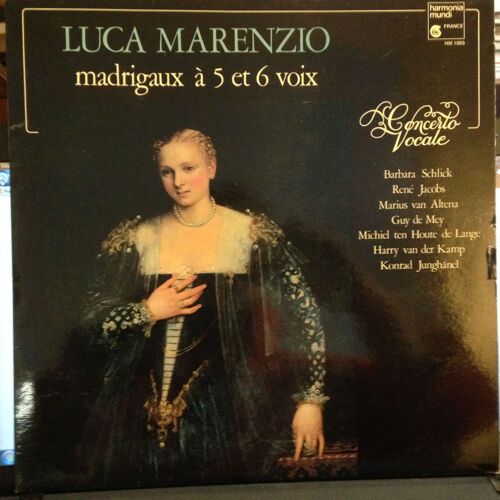 Luca Marenzio : Madrigaux À 5 Et 6 Voix