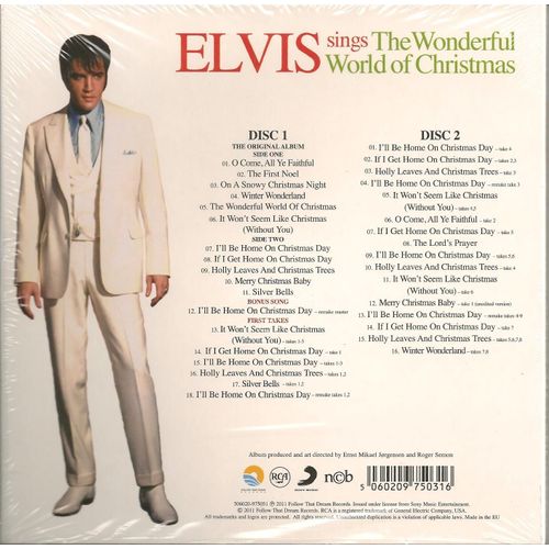 Wonderful World Of Christmas 2cd+ Poch.17cm X 17cm