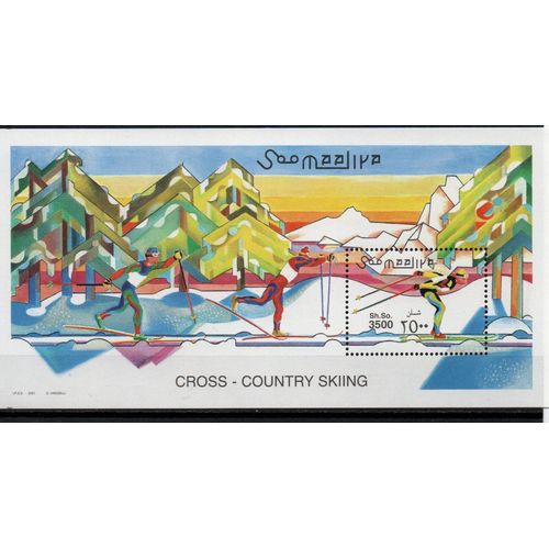 Somalie Timbre Biathlon 2001