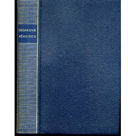 Casanova Memoires ( 1725-1756) Tome 1 Pleiade