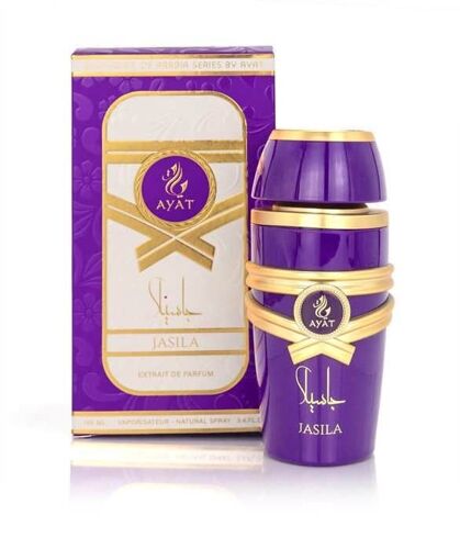 Eau De Parfum Jasila 100ml Parfum Pour Femmes - Ayat Perfumes - Rose, Lavande, Fraise, Cassis, Héliotrope, Vanille, Bois D’Agar 