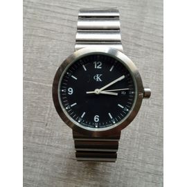 Montre Homme Calvin Klein En Acier Étanche, En Parfait État