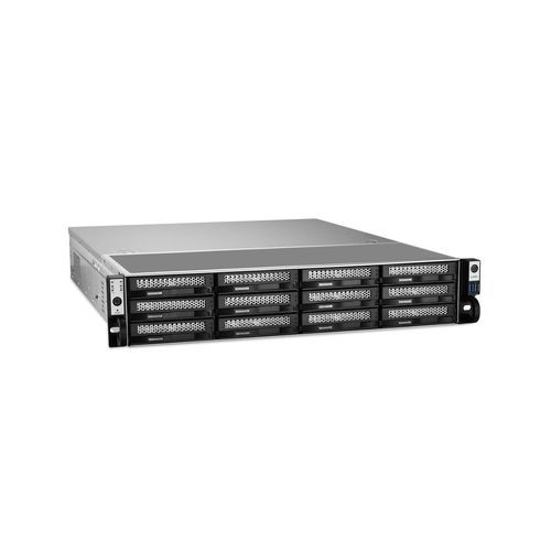 TERRAMASTER U12-500 Plus NAS Storage - 12 Baies Core i7 1255U 10-Cores 12-Threads CPU, 16Go DDR5, 2 X 10GbE Ports, Stockage en réseau en Rack 2U (sans Disque)