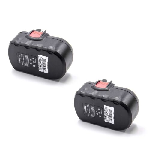 vhbw 2x NiMH batterie 3000mAh (18V) pour outil électrique outil Powertools Tools Bosch 3860K, 3860RK, 3870, 3870-04, 3918, 3918B, 52318, 52318B, 53518