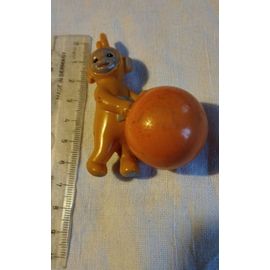Laa-Laa De Teletubbies Avec Ballon Orange - Ragdoll 1996 - 7cm De Haut Environ