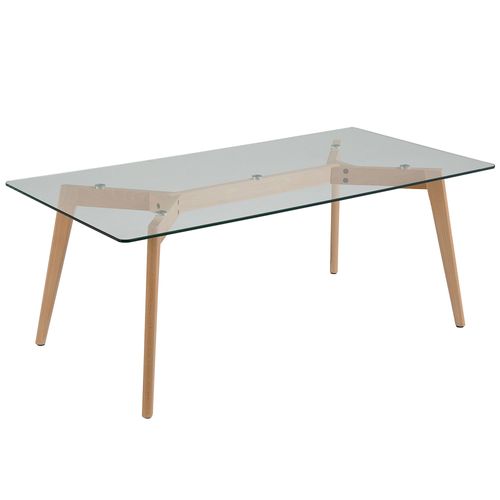 Table Basse Verre Transparent Hudson