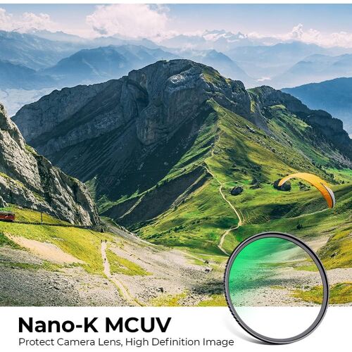 Filtre d'objectif d'appareil photo Filtre UV - protection de l'objectif Transparent + Noir 77 mm