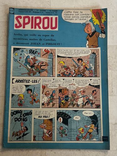 Spirou Hebdo N°1.177 - 23e Année - Acelin, Qui Veille Au Repos Du Mystérieux Maître De Castellac - 