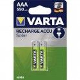 VARTA Solaire ACCU AAA 550mAH Blister de 2