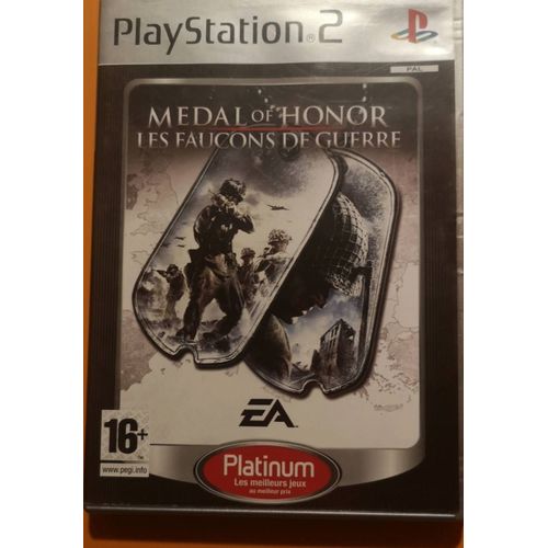 Medal Of Honor Les Faucons De Guerre Platinum Ps2 Playstation 2