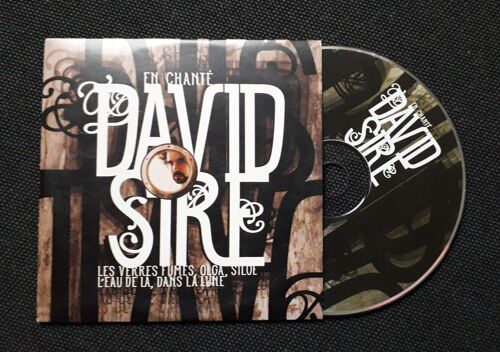 David Sire En Chante - Cd Rare 5 Titres : Les Verres Fumes / Olga / Silo / L'eau De La / Dans La Lune