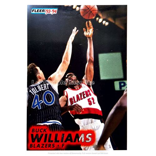 Carte Nba Fleer' 93-94 - Buck Williams / 180