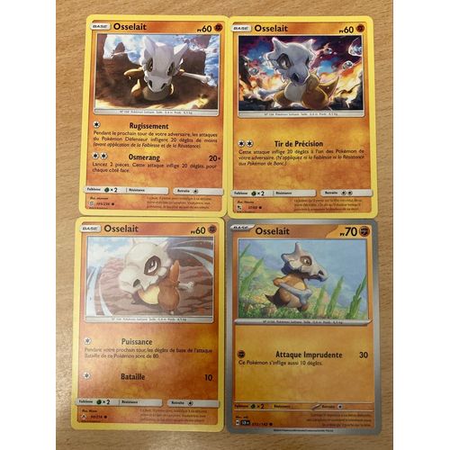 (2452) 4x Osselait (Pokemon) 