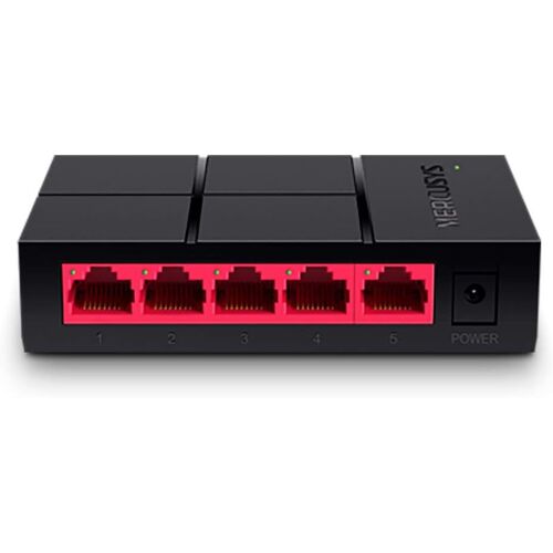 Switch Ethernet Gigabit 5 Ports 10/100/1000 Mbps, Switch Rj45, Plug And Play - Idéal Partage De Connexion Et Mise En Réseau Pour Les Petites Entreprises Et Les Bureaux, Ms105G