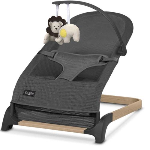 Transat Bébé Mila Anthracite Effet Bois + Arche