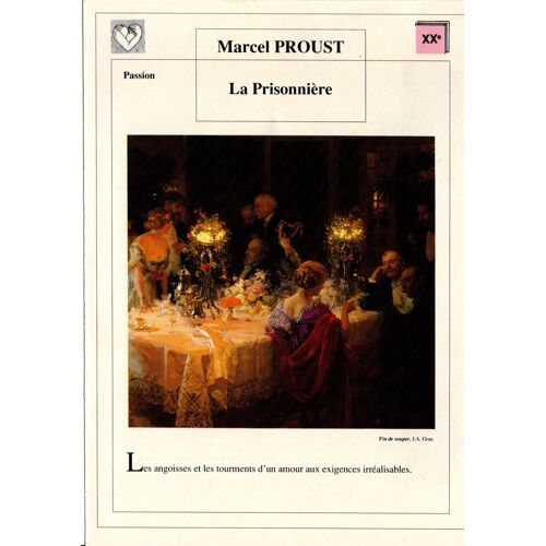 Fiche Lecture / Litterature Marcel Proust La Prisonnière