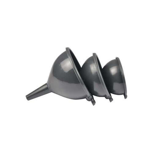 Cdaffaires Set De 3 Entonnoirs : Ø10cm - Ø12cm - Ø14cm - Anthracite
