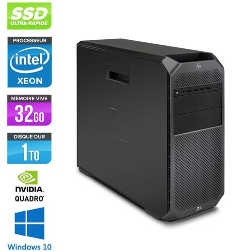 HP Z4 G4 Workstation Tour Intel Xeon W-2125 - 4 Ghz - Ram 32 Go - SSD 1 To