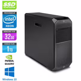 HP Z4 G4 Workstation Tour Intel Xeon W-2125 - 4 Ghz - Ram 32 Go - SSD 1 To