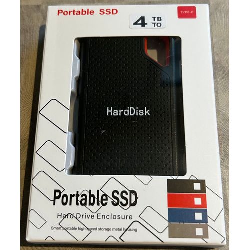 HardDisk Portable SSD 4 To M8T Noir