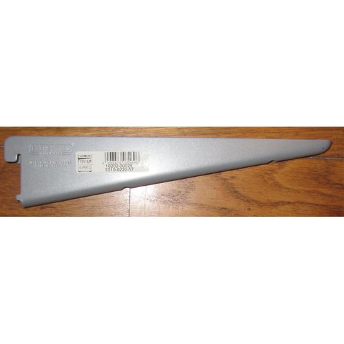 Console en U pour crémaillère double - 220mm - Gris - Capacité de charge par paire 65 kg