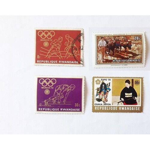 Philatélie - Timbres - Afrique - Rwanda