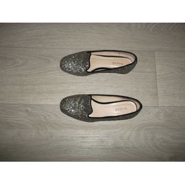 Chaussures Andre Pailletées Argentées Taille 37 Ttbe