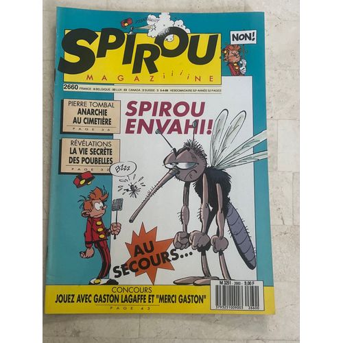 Spirou Magazine N°2.660 - 52e Année - Spirou Envahi ! Au Secours… | Pierre Tombal |