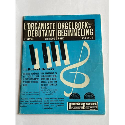 L'organiste Débutant - 1er Livre - Bilingue (Fr-All)
