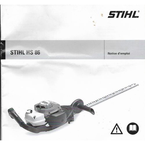 Notices d'emploi taille-haie STIHL HS 86
