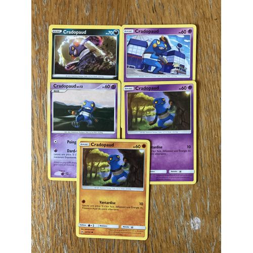 (2812) 5x Cradopaud (Pokemon)