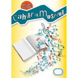 Cahier De Musique Et Chant 48 Pages 12 Portees Et Ecritures Format A4. Coup De Pouce. Abc Du Solfège Mémoire