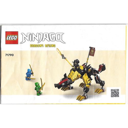 Notice de construction LEGO NINJAGO : Dragons rising n° 71790