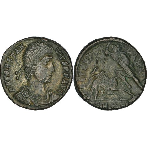 Rome - Maiorina Réduite - Constance Ii - Cavalier À Terre - Cyzique (Smka) - Qualite - Ric.92 - 24-358