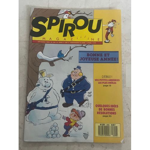 Spirou Magazine N°2.699 - 52e Année - Bonne & Joyeuse Année ! - 