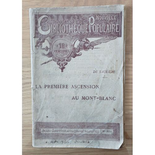 La Première Ascension Au Mont-Blanc.