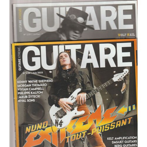2 N°S De "Guitare" ("Guitar Xtreme") N°124 Et 125 De Juin 2023 Et Juillet-Août 2023