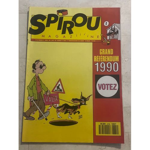 Spirou Magazine N°2.735 - 52e Année - Grand Référendum 1990, Votez - 