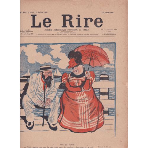 Le Rire N° 351 27 Juillet 1901