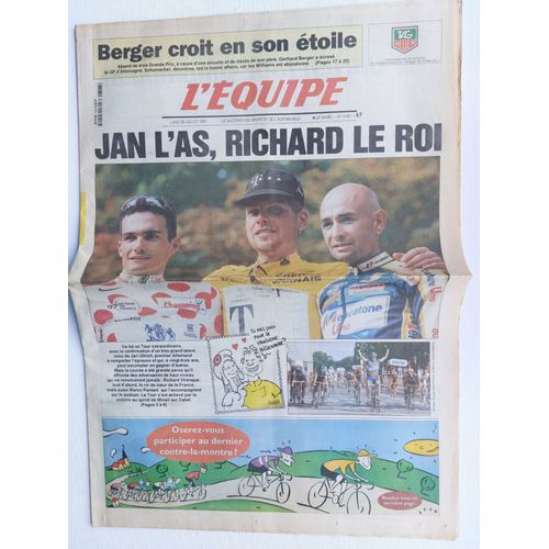 Journal L'équipe Du 28 Juillet 1997