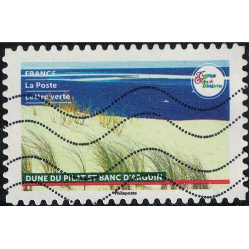 France 2021 Oblitéré Used Terre De Tourisme Sites Natures Dune Du Pilat Et Banc D'arguin