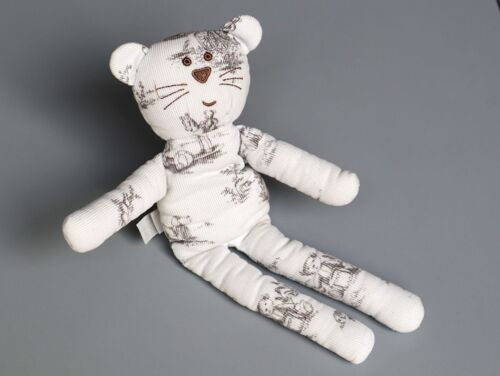 Doudou Chat Blanc Jouets Gris Bout'chou