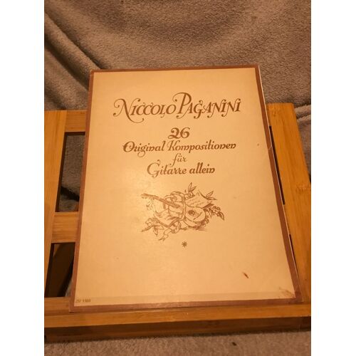 Niccolo Paganini 26 Pièces Originales Pour Guitare Partition Ed. Zimmermann